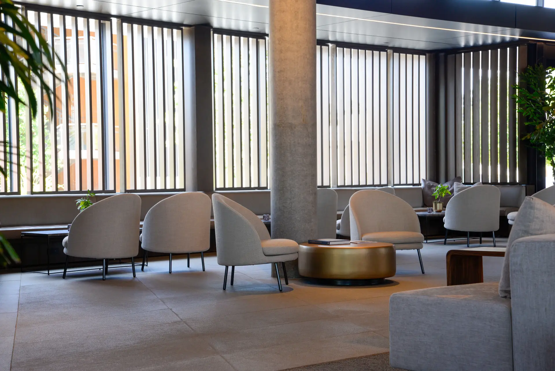 Hotel lounge area