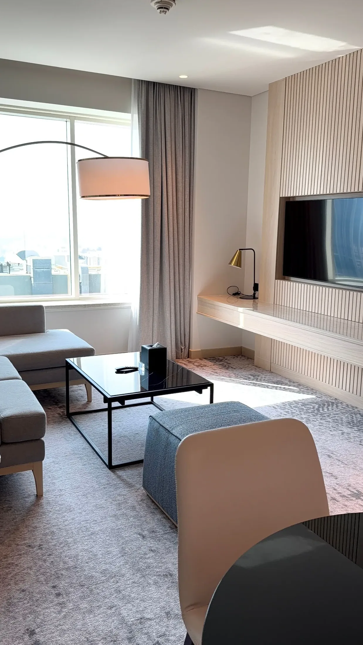 Premium hotel room suite