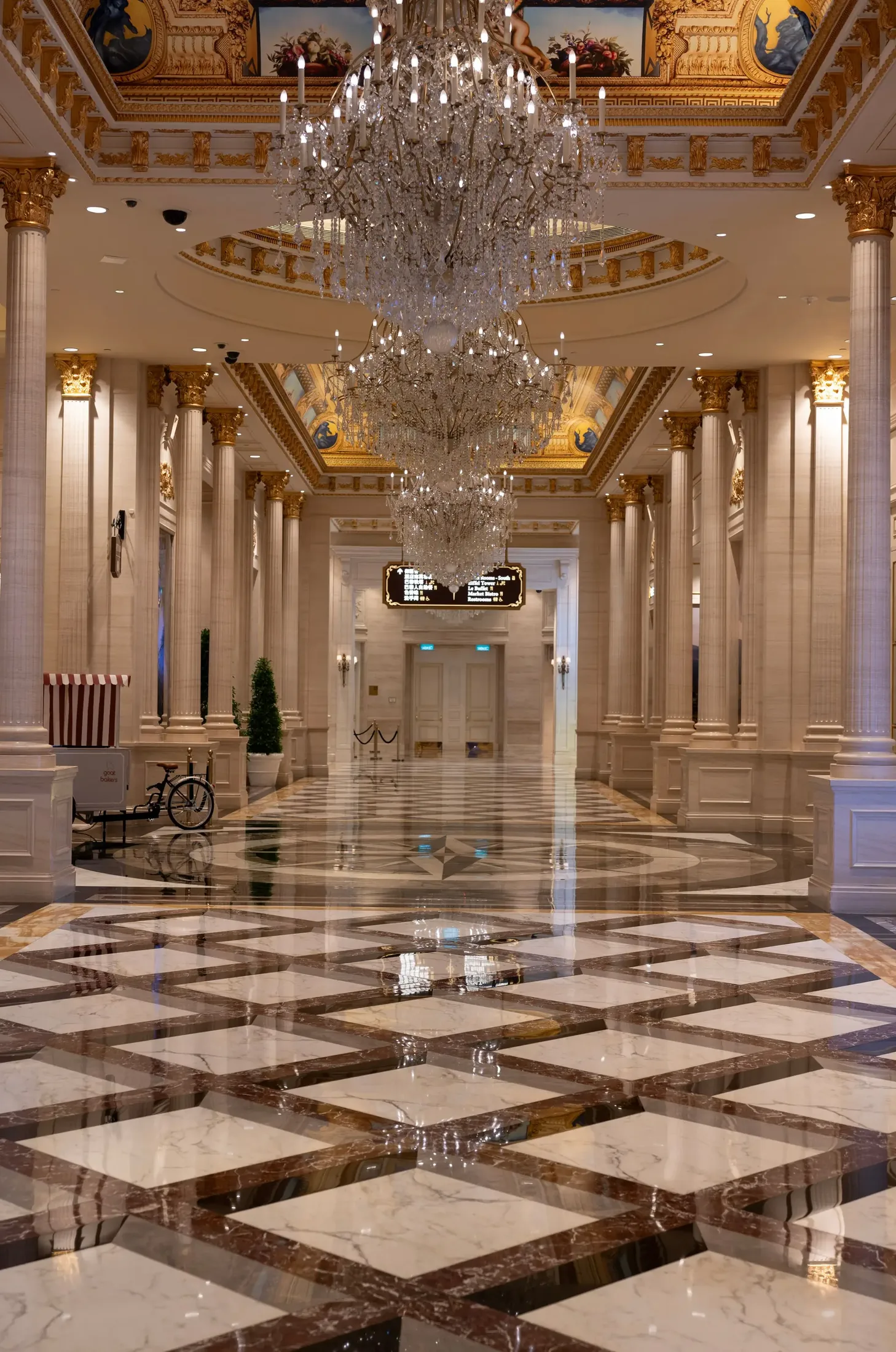 Elegant casino interior highlights