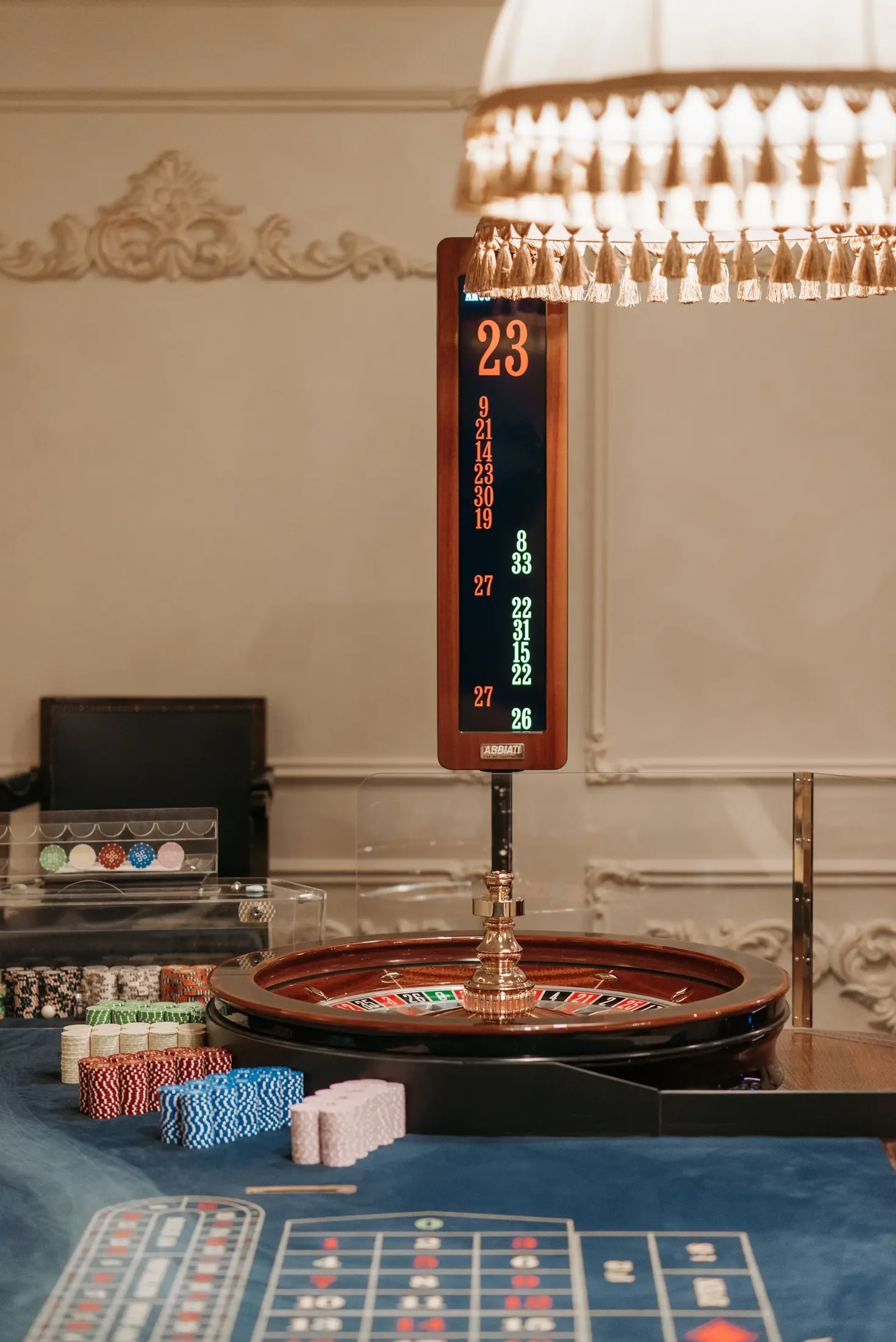 Professional casino gaming tables